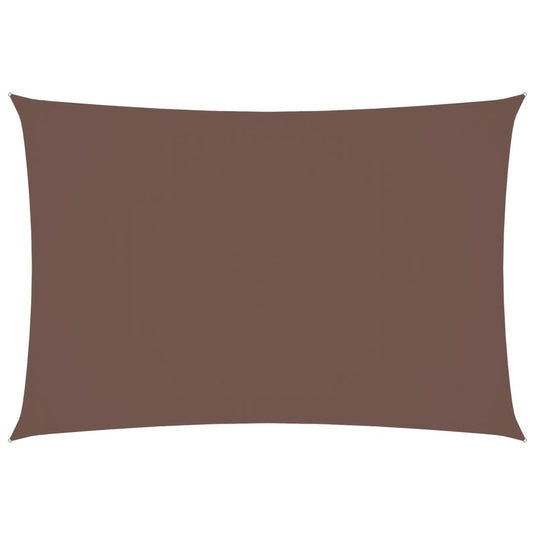 Vidaxl zonnescherm rechthoekig 2,5x4,5 m oxford stof bruin