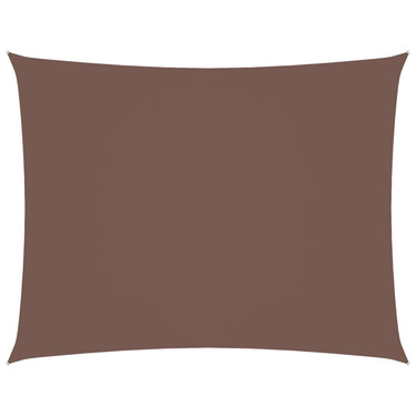 Vidaxl zonnescherm rechthoekig 3x4,5 m oxford stof bruin