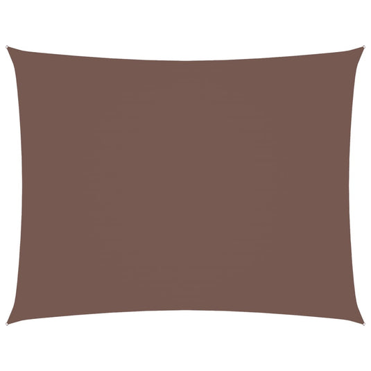 Vidaxl zonnescherm rechthoekig 3x4,5 m oxford stof bruin