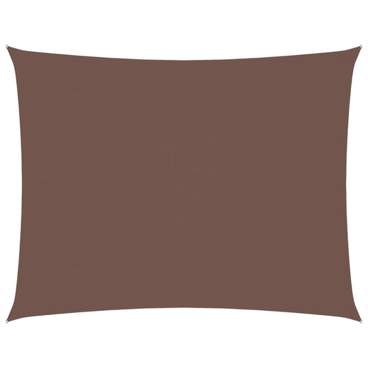 Vidaxl zonnescherm rechthoekig 3,5x5 m oxford stof bruin