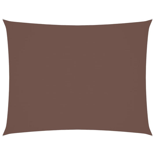Vidaxl zonnescherm rechthoekig 4x5 m oxford stof bruin