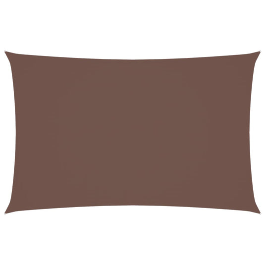 Vidaxl zonnescherm rechthoekig 5x8 m oxford stof bruin