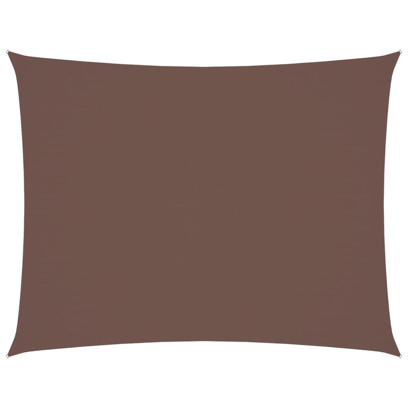 Load image into Gallery viewer, Vidaxl zonnescherm rechthoekig 6x7 m oxford stof bruin
