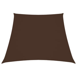 Vidaxl zonnezeil trapezium 2 4x3 m oxford stof bruin