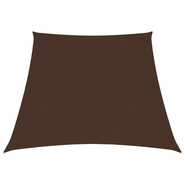 Vidaxl zonnezeil trapezium 2 4x3 m oxford stof bruin