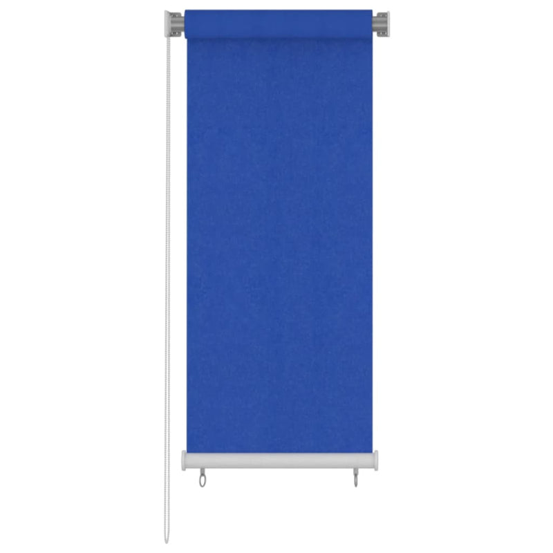 Load image into Gallery viewer, VidaXL Rolgordijn voor buiten 60x140 cm HDPE blauw
