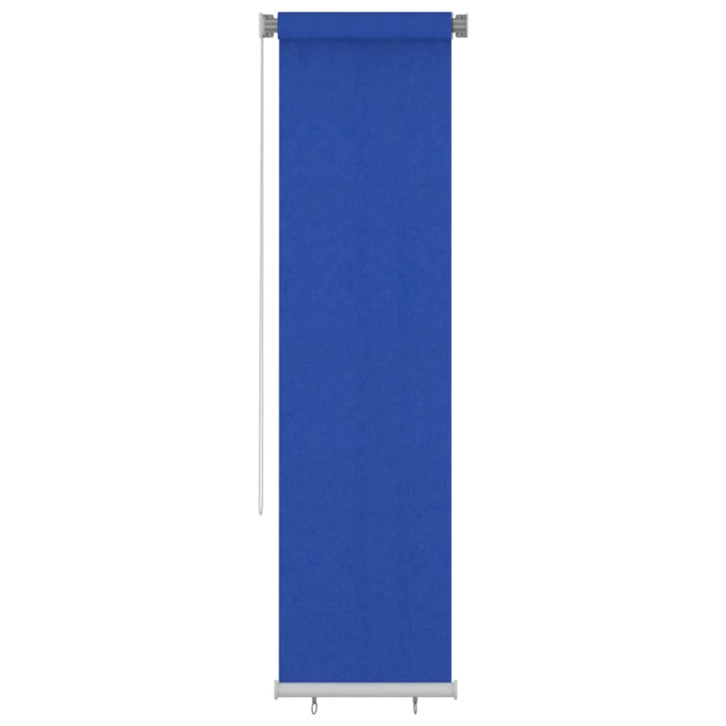 Load image into Gallery viewer, VidaXL Rolgordijn voor buiten 60x230 cm HDPE blauw
