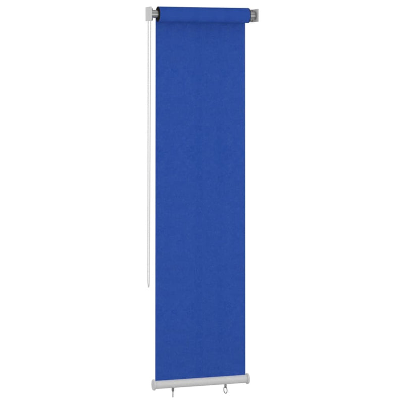 Load image into Gallery viewer, VidaXL Rolgordijn voor buiten 60x230 cm HDPE blauw
