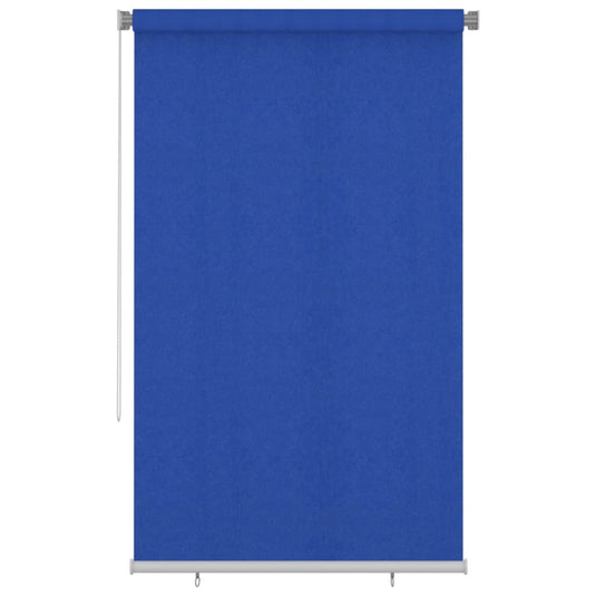 Vidaxl rolgordijn voor buiten 140x230 cm hdpe blauw
