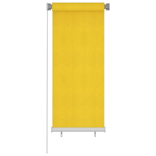 Vidaxl rolgordijn voor buiten 60x140 cm hdpe geel