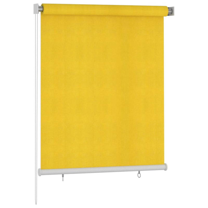Load image into Gallery viewer, VidaXL Rolgordijn voor buiten 120x140 cm HDPE geel

