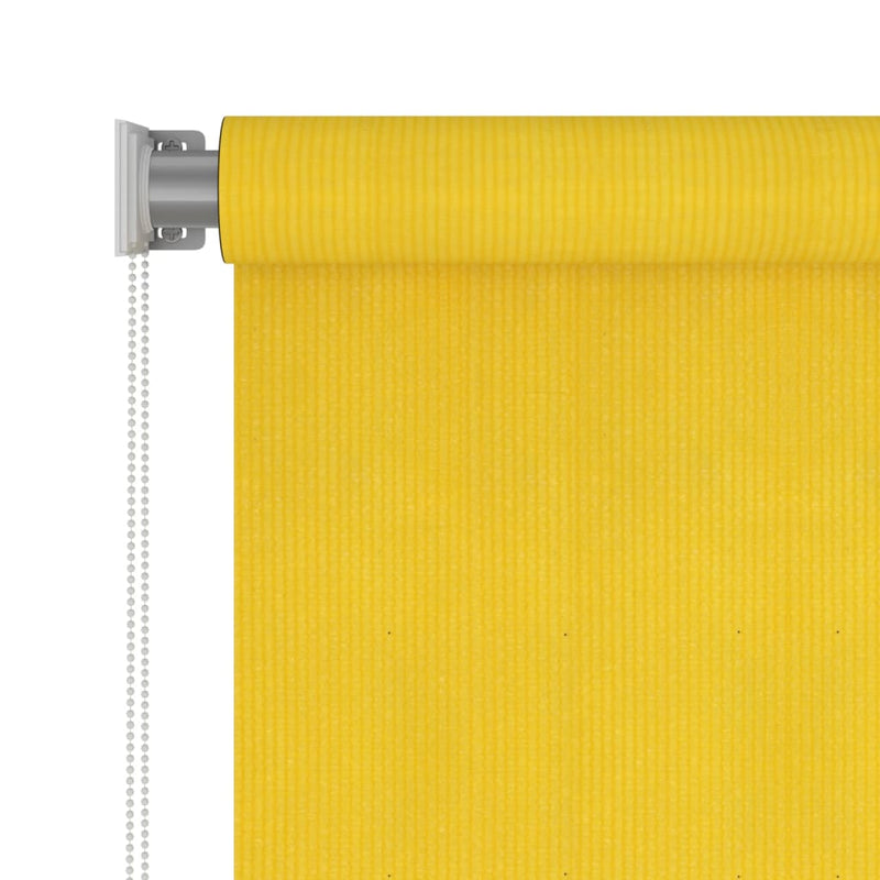Load image into Gallery viewer, VidaXL Rolgordijn voor buiten 120x140 cm HDPE geel
