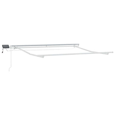 Vidaxl zijde frame met led-striplichten wit 300 x 250 cm aluminium