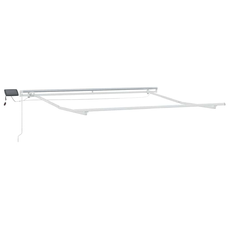 Afbeelding laden in galerijviewer, Vidaxl zijde frame met led-striplichten wit 300 x 250 cm aluminium
