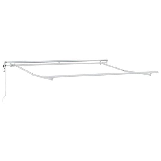 Vidaxl zijde frame wit 350 x 250 cm aluminium