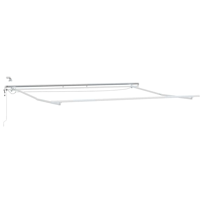 Afbeelding laden in galerijviewer, Vidaxl zijde frame met led-striplichten wit 400 × 300 cm aluminium
