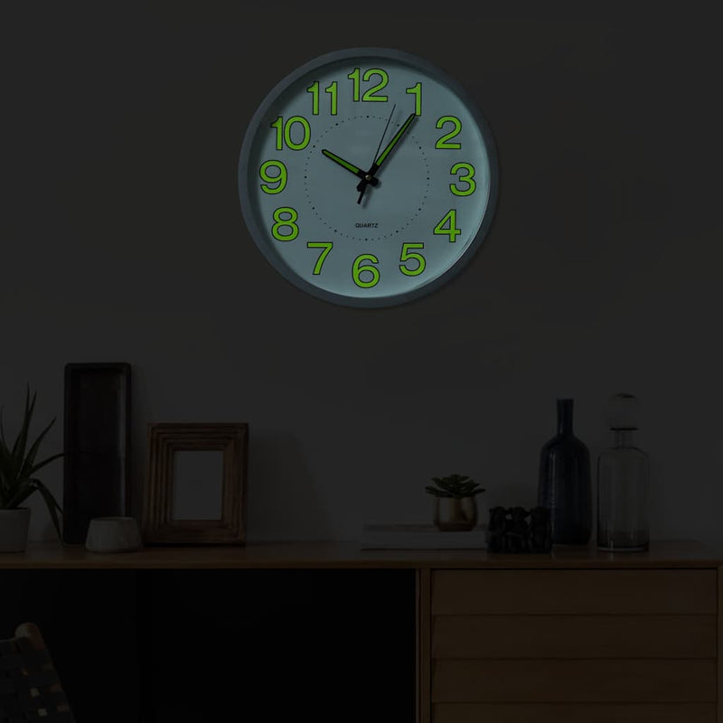 Load image into Gallery viewer, Vidaxl wandklok lichtgevend 30 cm wit
