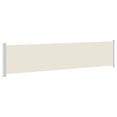 Vidaxl tuinscherm uittrekbaar 140x600 cm crème