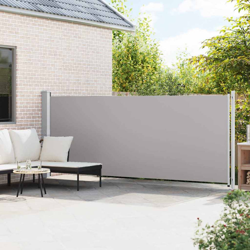 Load image into Gallery viewer, Vidaxl tuinscherm uittrekbaar 600x160 cm grijs
