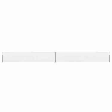 Vidaxl tuinscherm uittrekbaar 140x1200 cm crème