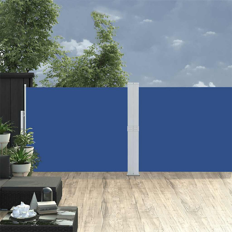 Load image into Gallery viewer, Vidaxl tuinscherm uittrekbaar 140x1200 cm blauw
