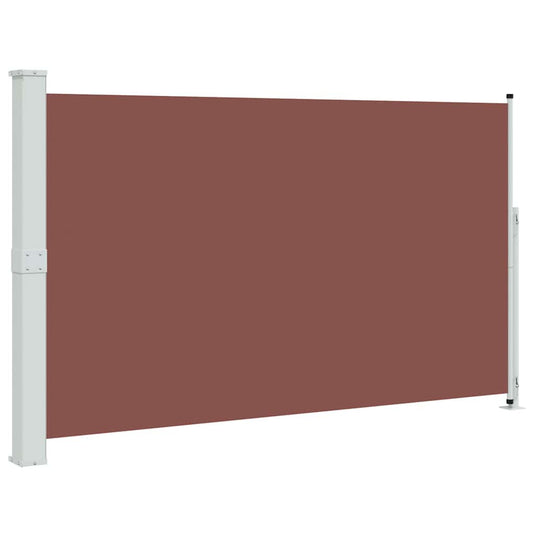 Vidaxl tuinscherm uittrekbaar 180x314 cm bruin