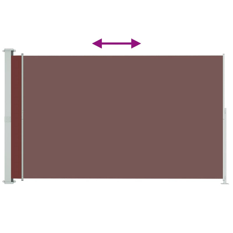 Load image into Gallery viewer, Vidaxl tuinscherm uittrekbaar 180x300 cm bruin
