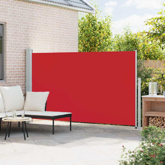 Vidaxl tuinscherm uittrekbaar 180x300 cm rood