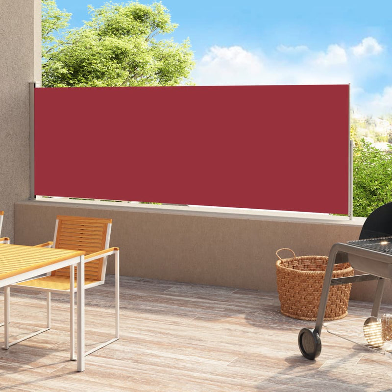 Load image into Gallery viewer, Vidaxl tuinscherm uittrekbaar 200x500 cm rood
