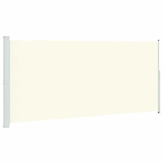 Vidaxl tuinscherm uittrekbaar 220x514 cm crème
