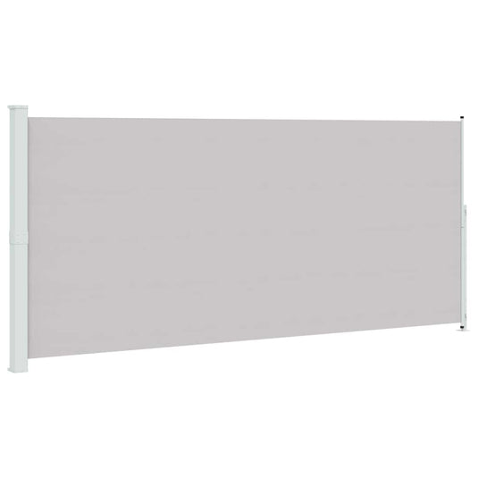 Vidaxl tuinscherm uittrekbaar 220x514 cm grijs