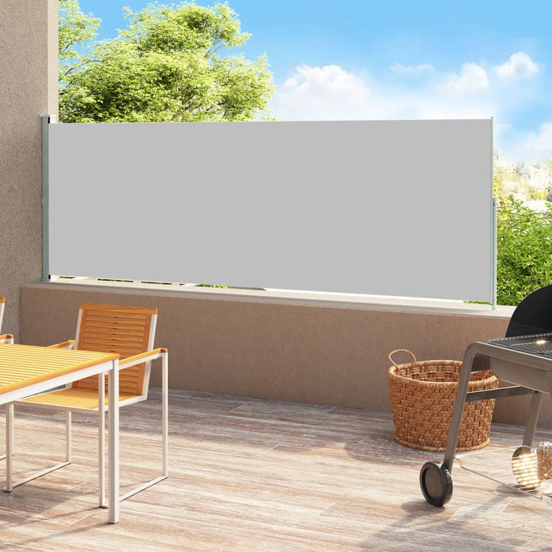 Load image into Gallery viewer, VidaXL Tuinscherm uittrekbaar 220x500 cm grijs
