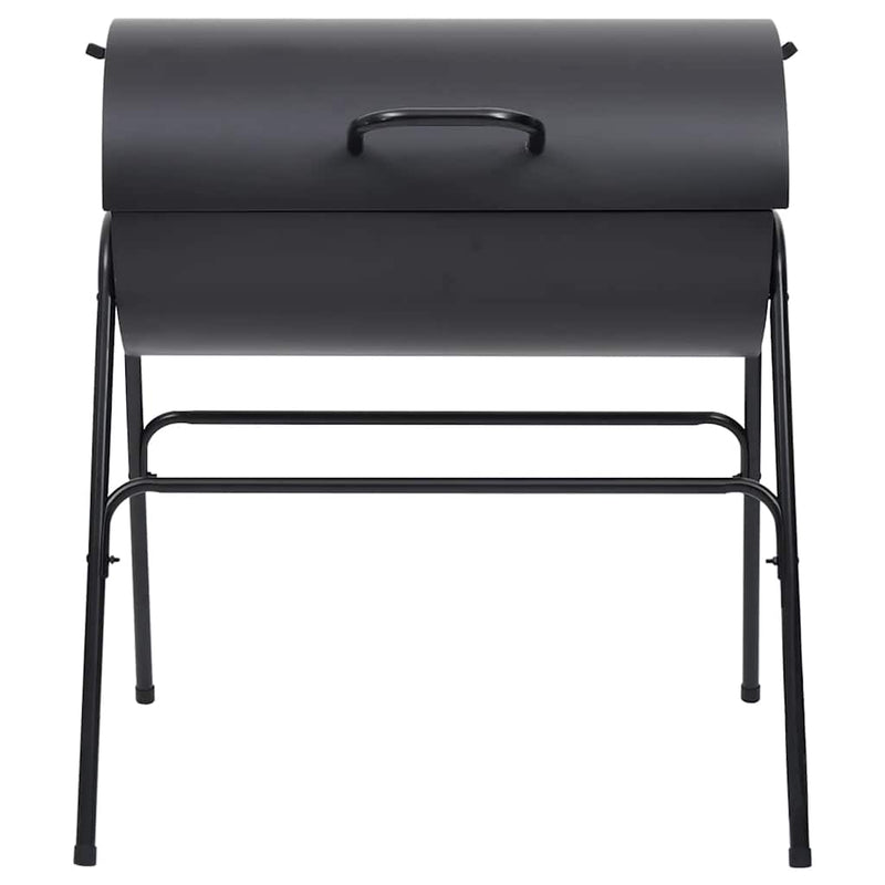 Load image into Gallery viewer, Vidaxl barbecuevat met 2 kookroosters 80x95x90 cm staal zwart
