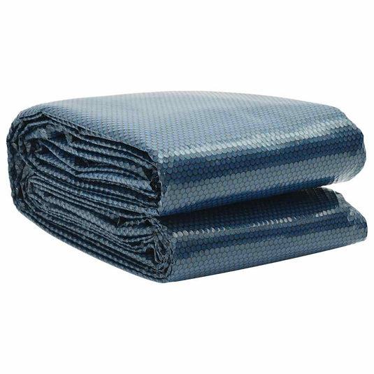 Vidaxl zwembadfolie solar drijvend 450x220 cm pe zwart en blauw