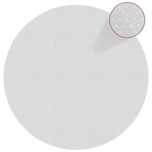 VidaXL Zwembadfolie solar drijvend 356 cm PE grijs