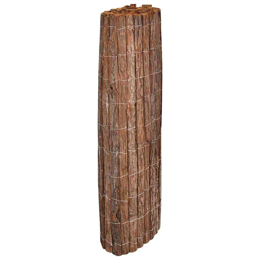 Vidaxl schorsschutting bruin 100 x 600 cm schors
