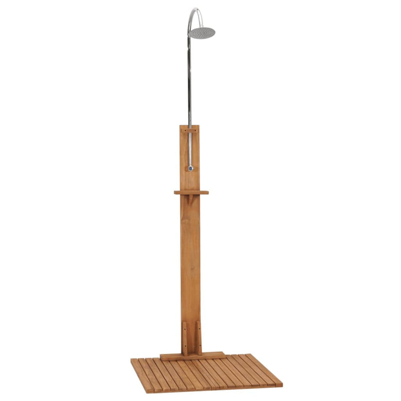 Load image into Gallery viewer, Vidaxl buitendouche 75x75x210 cm massief teakhout
