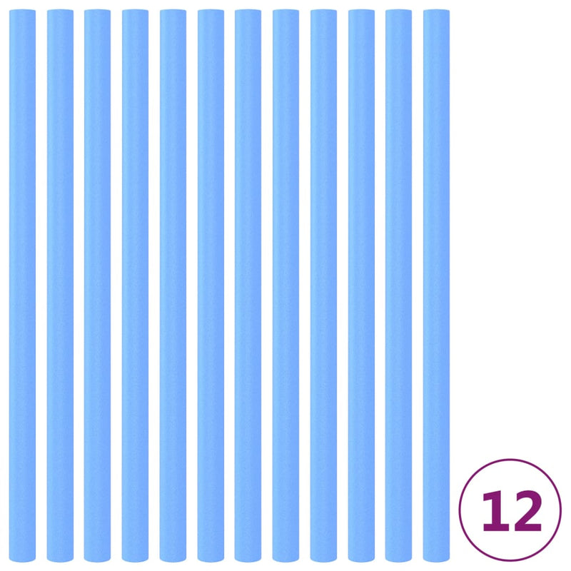 Load image into Gallery viewer, Vidaxl trampolinepaalhoezen 12 st 92,5 cm schuim blauw
