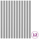 Vidaxl trampolinepaalhoezen 12 st 92,5 cm schuim grijs