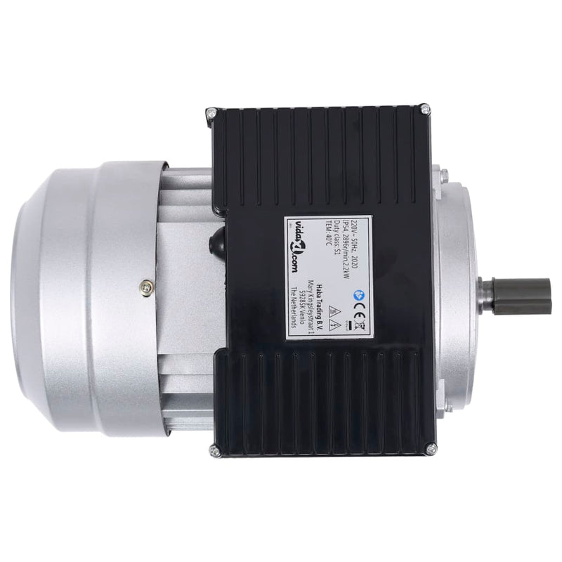 Load image into Gallery viewer, Vidaxl elektromotor 1 fase 2,2 kw 3 pk 2-polig 2800 rpm aluminium
