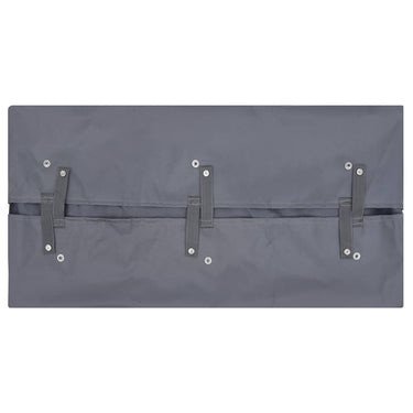 Vidaxl tuinwagenvoering 81x41x40 cm stof donkergrijs