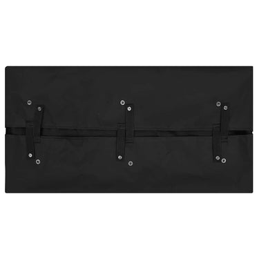 Vidaxl tuinwagenvoering 81x41x40 cm stof zwart