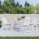 Vidaxl tuinstoelkussens 4 st 50x50x4 cm oxford stof ruitpatroon rood