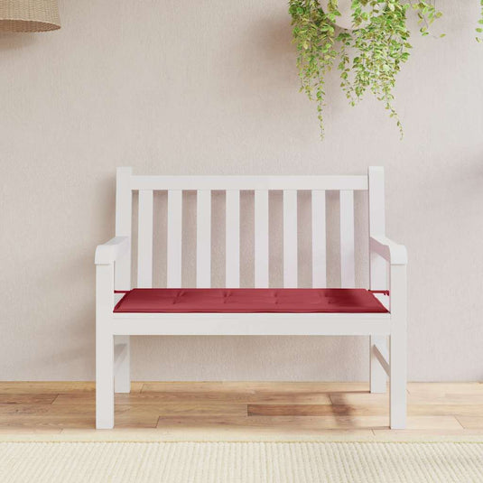Vidaxl tuinbankkussen 100x50x4 cm oxford stof wijnrood