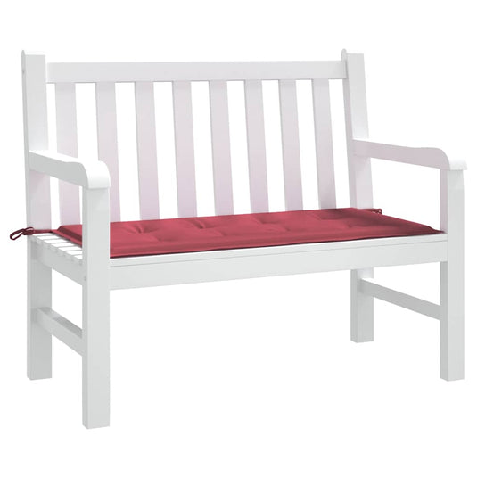 Vidaxl tuinbankkussen 120x50x4 cm oxford stof wijnrood