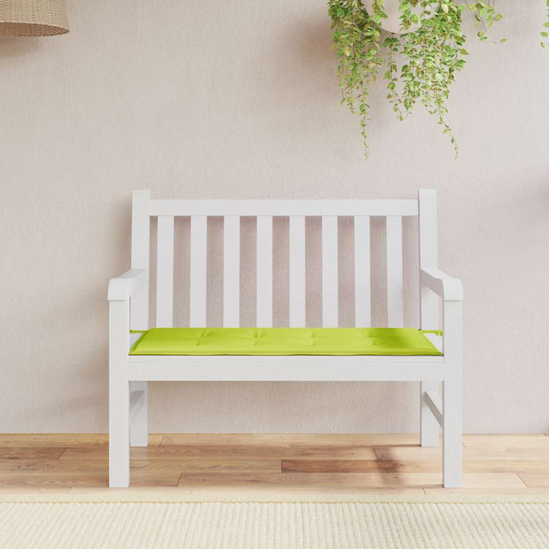 Load image into Gallery viewer, Vidaxl tuinbankkussen 120x50x4 cm oxford stof felgroen

