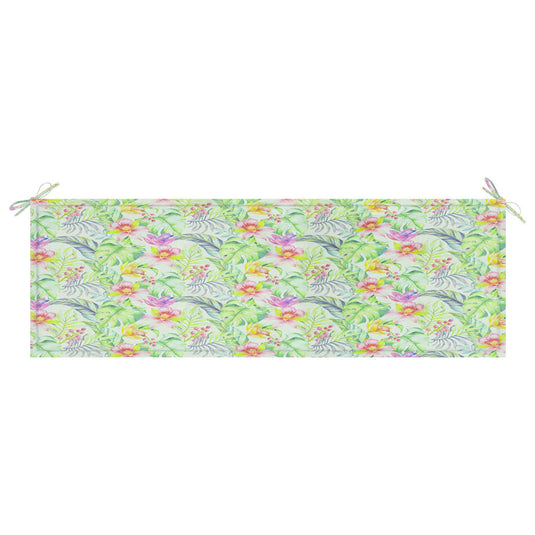 Vidaxl tuinbankkussen 150x50x3 cm oxford stof bladpatroon