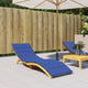 Vidaxl ligbedkussen 200x50x3 cm oxford stof koningsblauw