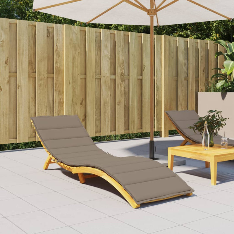 Load image into Gallery viewer, Vidaxl ligbedkussen 200x60x3 cm oxford stof taupe
