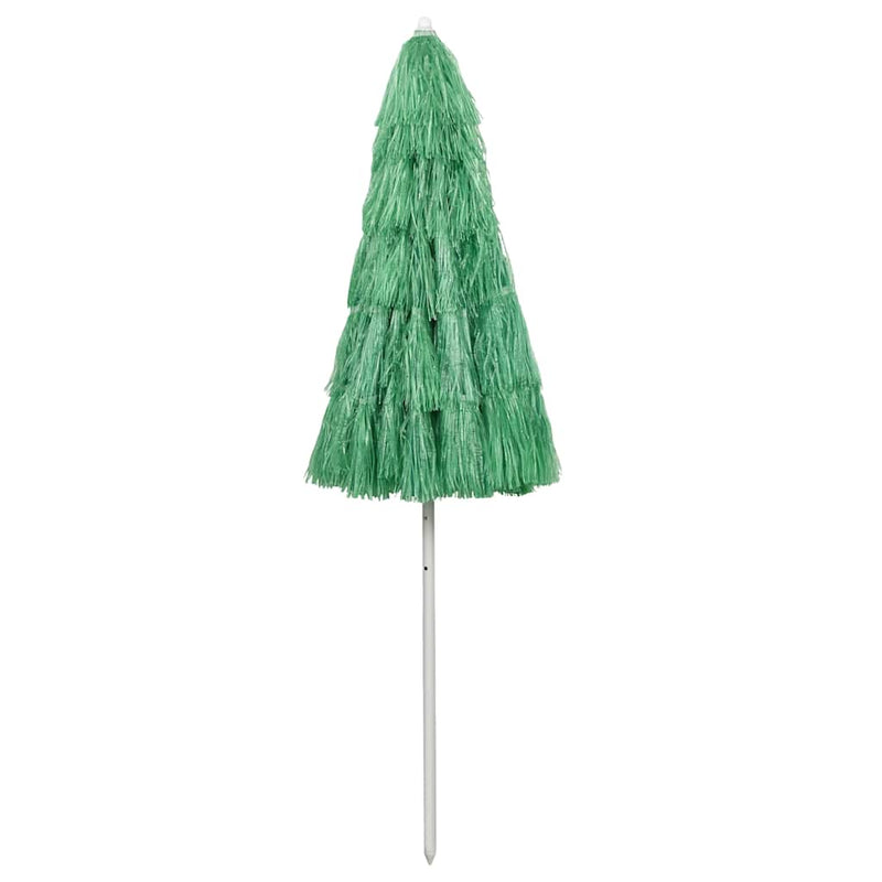 Load image into Gallery viewer, Vidaxl strandparasol hawaï 240 cm groen
